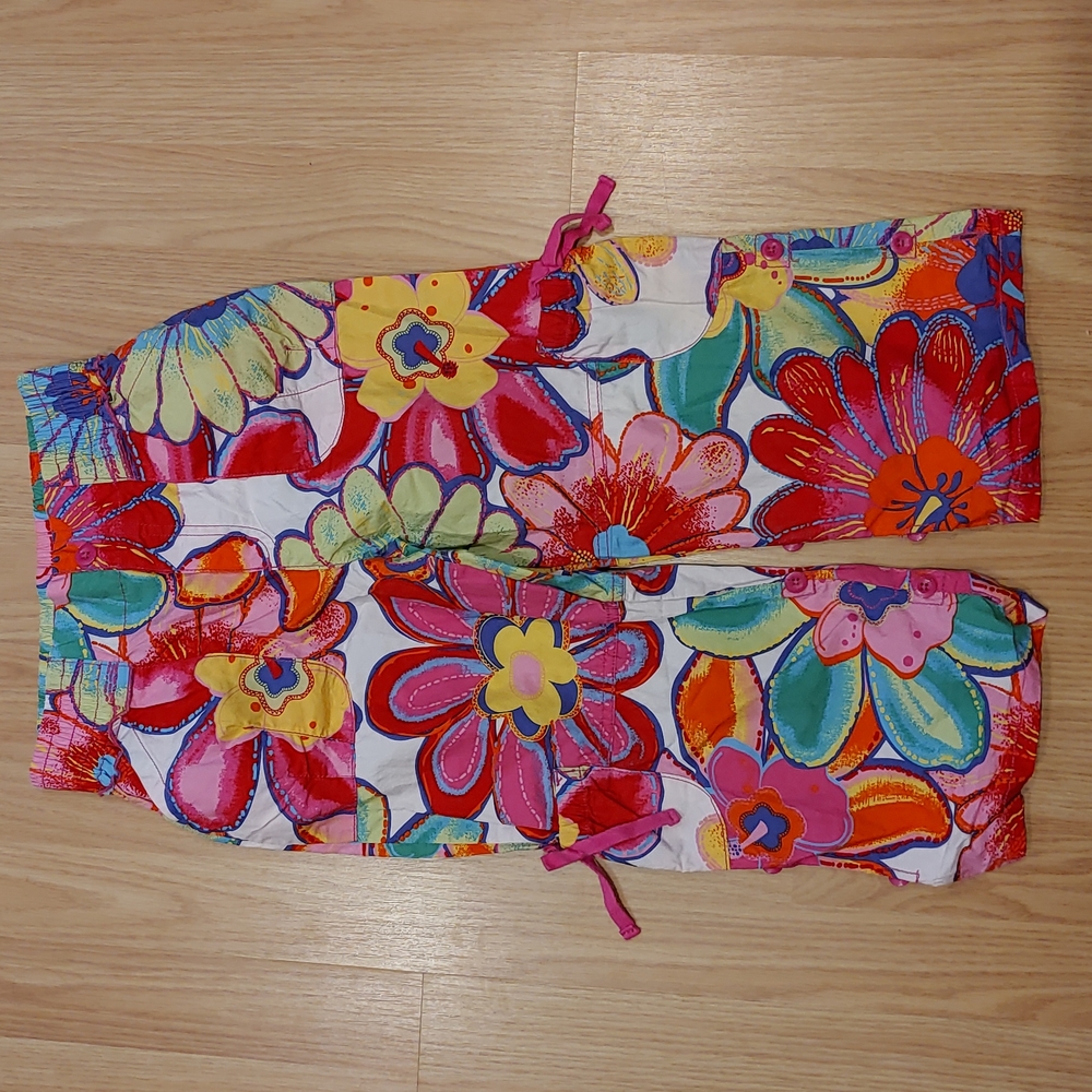 Mix&Match 3/$25 - TCP Girl's Floral Capri Pants